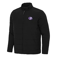 Men's Antigua Black North Alabama Lions Swelter Full-Zip Puffer Jacket