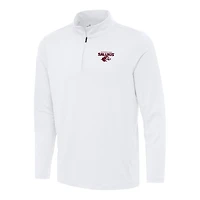 Men's Antigua White Southern Illinois Salukis Reprocess Quarter-Zip Top