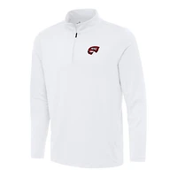 Men's Antigua White Western Kentucky Hilltoppers Reprocess Quarter-Zip Top