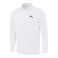 Men's Antigua White Southern Miss Golden Eagles Reprocess Quarter-Zip Top
