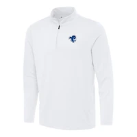 Men's Antigua White Seton Hall Pirates Reprocess Quarter-Zip Top