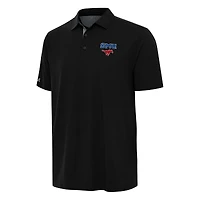 Men's Antigua Black/Gray SMU Mustangs Era Polo