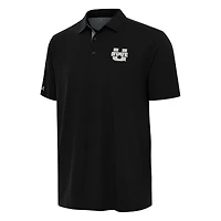Men's Antigua Black/Gray Utah State Aggies Era Polo