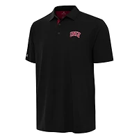 Men's Antigua Black/Red UNLV Rebels Era Polo