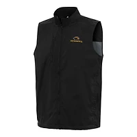 Men's Antigua  Black Southern Miss Golden Eagles Brisk Full-Zip Vest