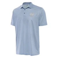 Men's Antigua Light Blue/White Utah State Aggies Rings Polo