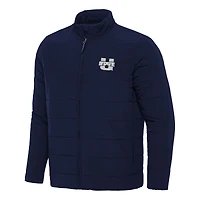 Men's Antigua Navy Utah State Aggies Swelter Full-Zip Puffer Jacket