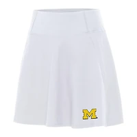 Women's Antigua White Michigan Wolverines Chip Skort