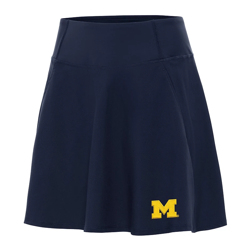 Women's Antigua Navy Michigan Wolverines Chip Skort