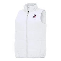 Women's Antigua White Arizona Wildcats Experience Full-Zip Vest