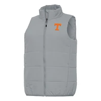 Women's Antigua Gray Tennessee Volunteers Experience Full-Zip Vest