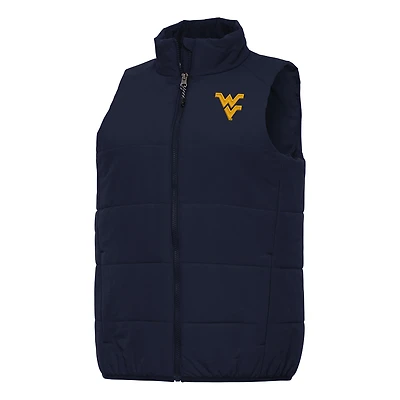 Women's Antigua Navy West Virginia Mountaineers Experience Full-Zip Vest