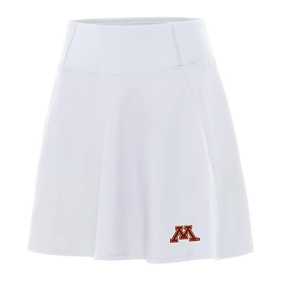 Women's Antigua White Minnesota Golden Gophers Chip Skort