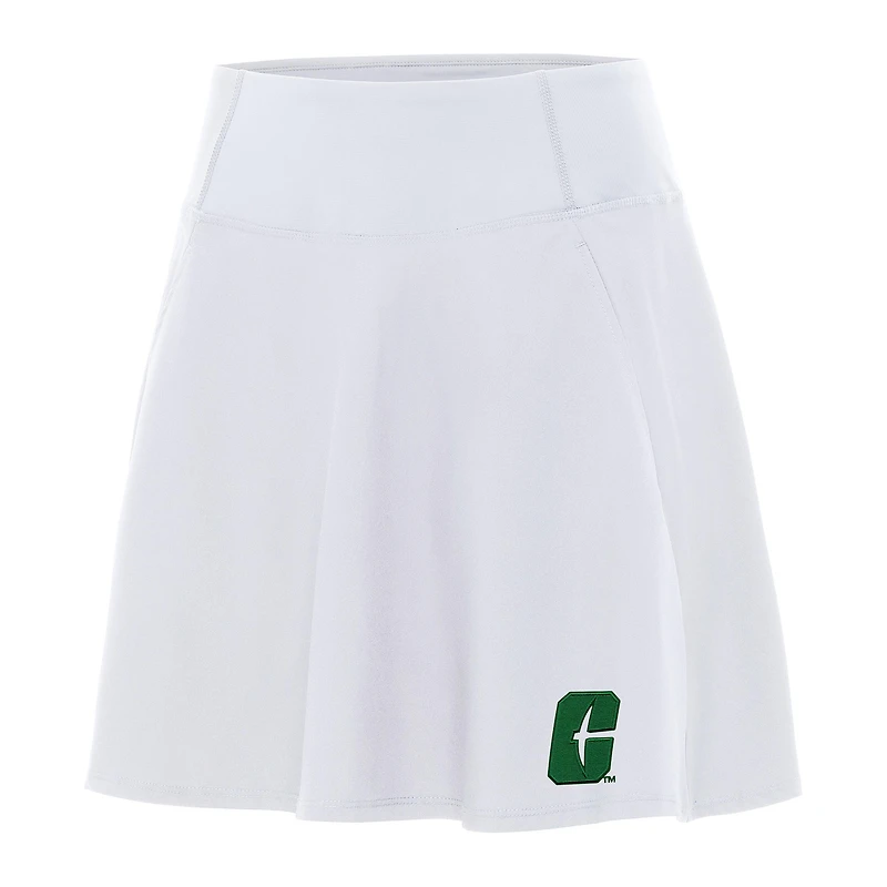 Women's Antigua White Charlotte 49ers Chip Skort