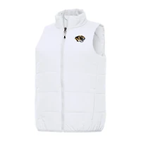 Women's Antigua White Missouri Tigers Experience Full-Zip Vest