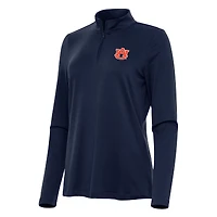 Women's Antigua Navy Auburn Tigers Reprocess Quarter-Zip Top