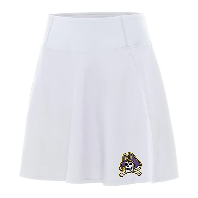Women's Antigua White ECU Pirates Chip Skort