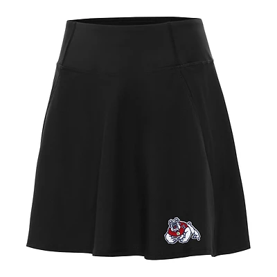 Women's Antigua Black Fresno State Bulldogs Chip Skort