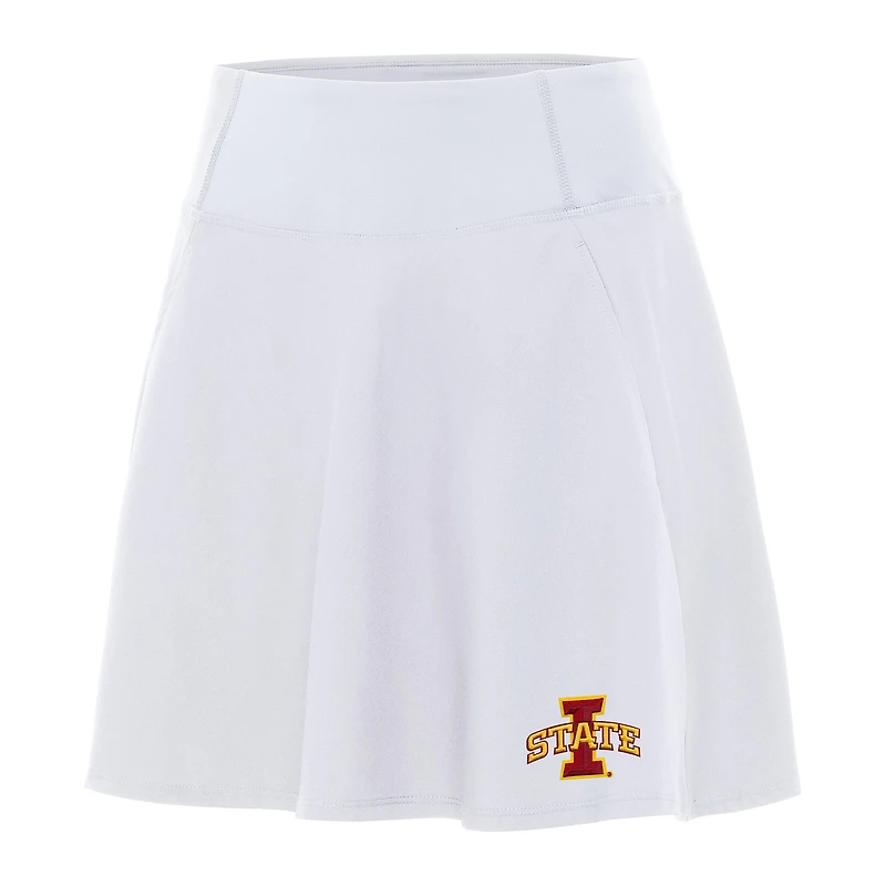 Women's Antigua White Iowa State Cyclones Chip Skort