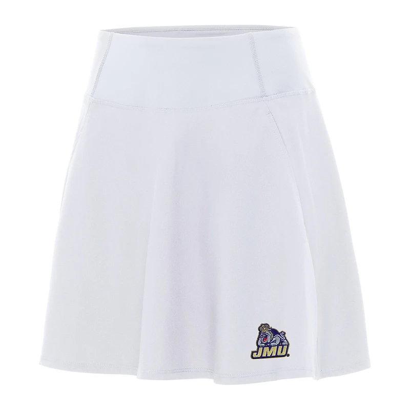 Women's Antigua White James Madison Dukes Chip Skort
