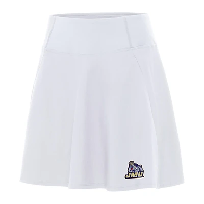 Women's Antigua White James Madison Dukes Chip Skort