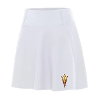 Women's Antigua White Arizona State Sun Devils Chip Skort