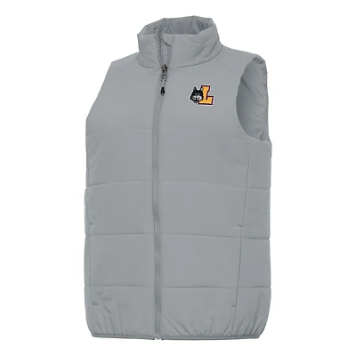 Women's Antigua Gray Loyola Chicago Ramblers Experience Full-Zip Vest