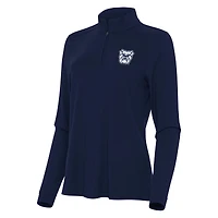 Women's Antigua Navy Butler Bulldogs Intent Quarter-Zip Top