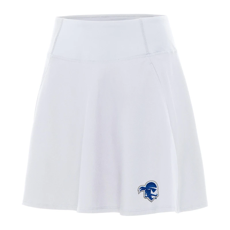 Women's Antigua White Seton Hall Pirates Chip Skort