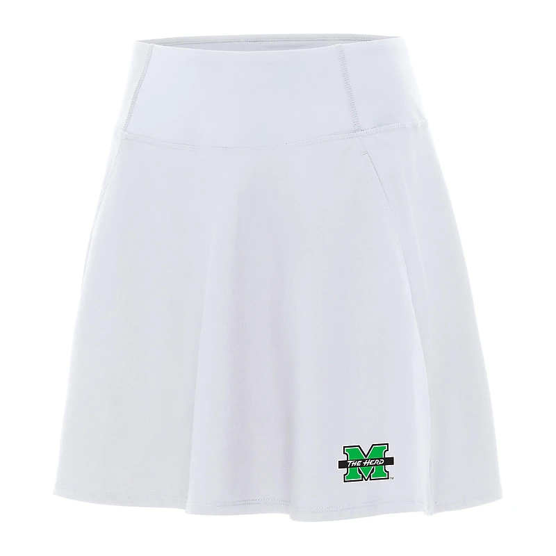 Women's Antigua White Marshall Thundering Herd Chip Skort
