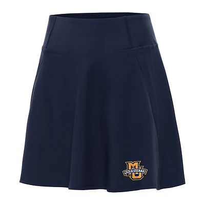 Women's Antigua Navy Marquette Golden Eagles Chip Skort