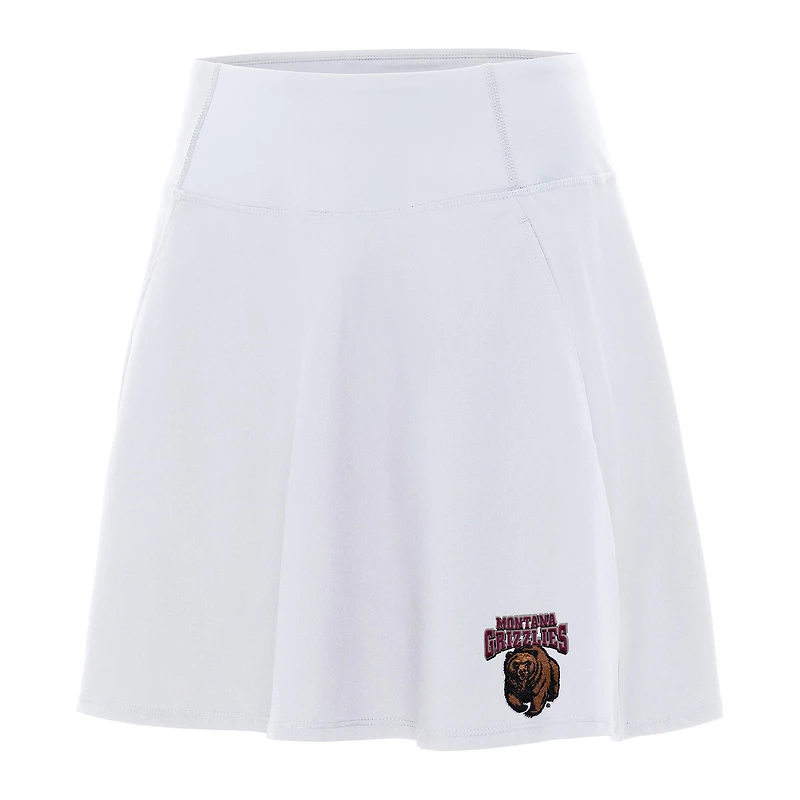 Women's Antigua White Montana Grizzlies Chip Skort
