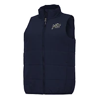 Women's Antigua Navy Navy Midshipmen Experience Full-Zip Vest