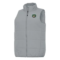 Women's Antigua Gray Ohio Bobcats Experience Full-Zip Vest