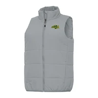 Women's Antigua Gray North Dakota (State) Experience Full-Zip Vest
