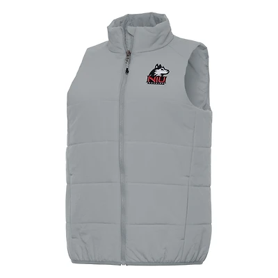 Women's Antigua Gray Northern Illinois Huskies Experience Full-Zip Vest