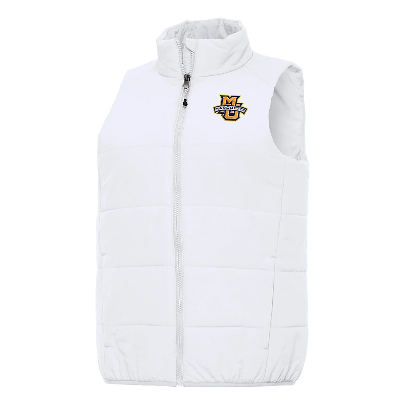 Women's Antigua Marquette Golden Eagles Experience Full-Zip Vest