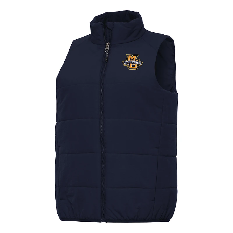 Women's Antigua Navy Marquette Golden Eagles Experience Full-Zip Vest