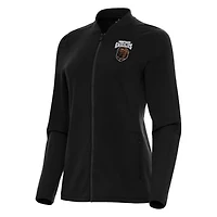 Women's Antigua Black Montana Grizzlies Continual Full-Zip Jacket