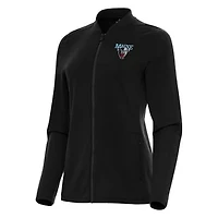 Women's Antigua Black Maine Black Bears Continual Full-Zip Jacket