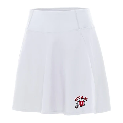 Women's Antigua White Utah Utes Chip Skort