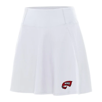 Women's Antigua White Western Kentucky Hilltoppers Chip Skort