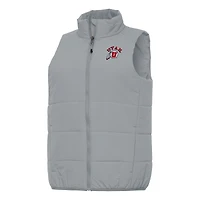Women's Antigua Gray Utah Utes Experience Full-Zip Vest