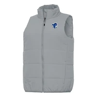 Women's Antigua Gray Seton Hall Pirates Experience Full-Zip Vest