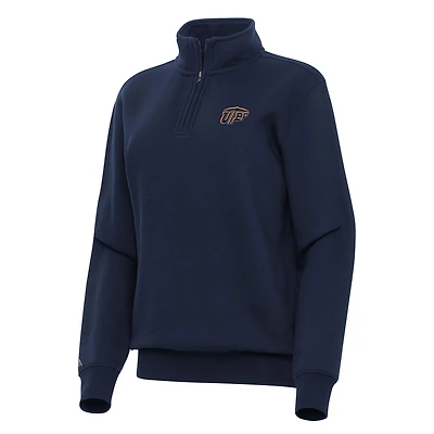 Women's Antigua Navy UTEP Miners Victory Quarter-Zip Sweatshirt