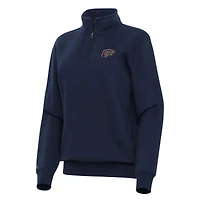 Women's Antigua Navy UTEP Miners Victory Quarter-Zip Sweatshirt
