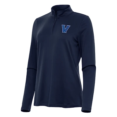 Women's Antigua Navy Villanova Wildcats Reprocess Quarter-Zip Top