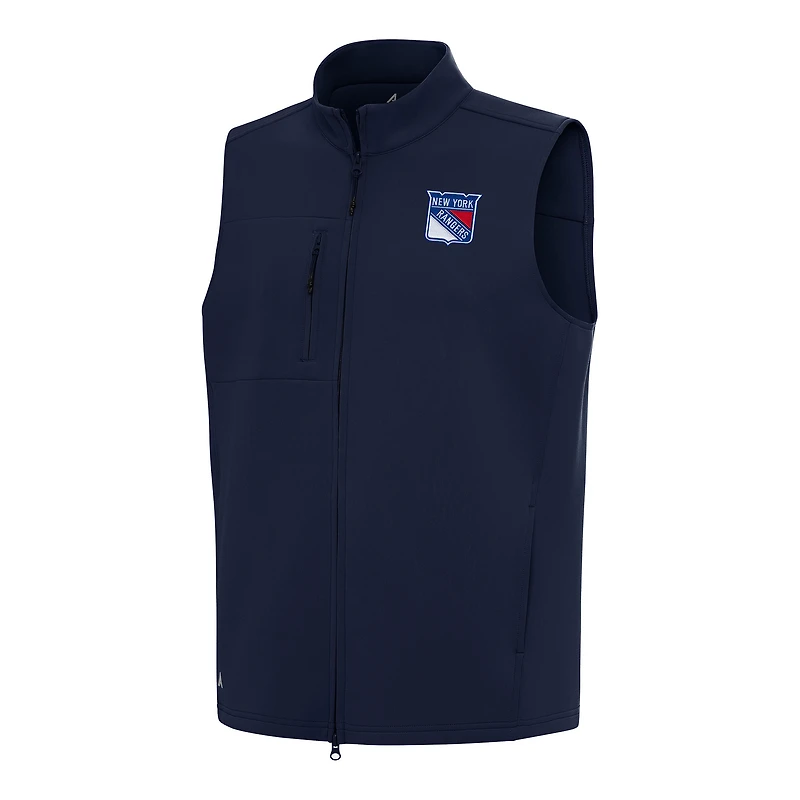Men's Antigua Navy New York Rangers Demand Full-Zip Vest