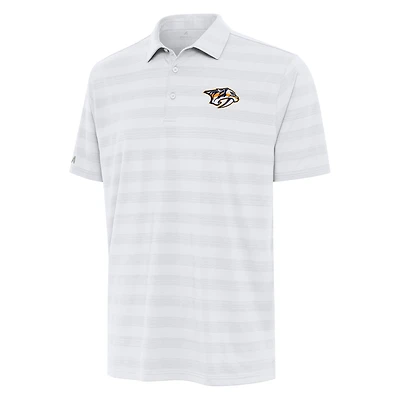 Men's Antigua White Nashville Predators Tunnel Polo