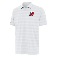 Men's Antigua White New Jersey Devils Tunnel Polo